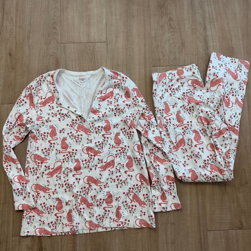 Roller Rabbit cheetah print pajamas